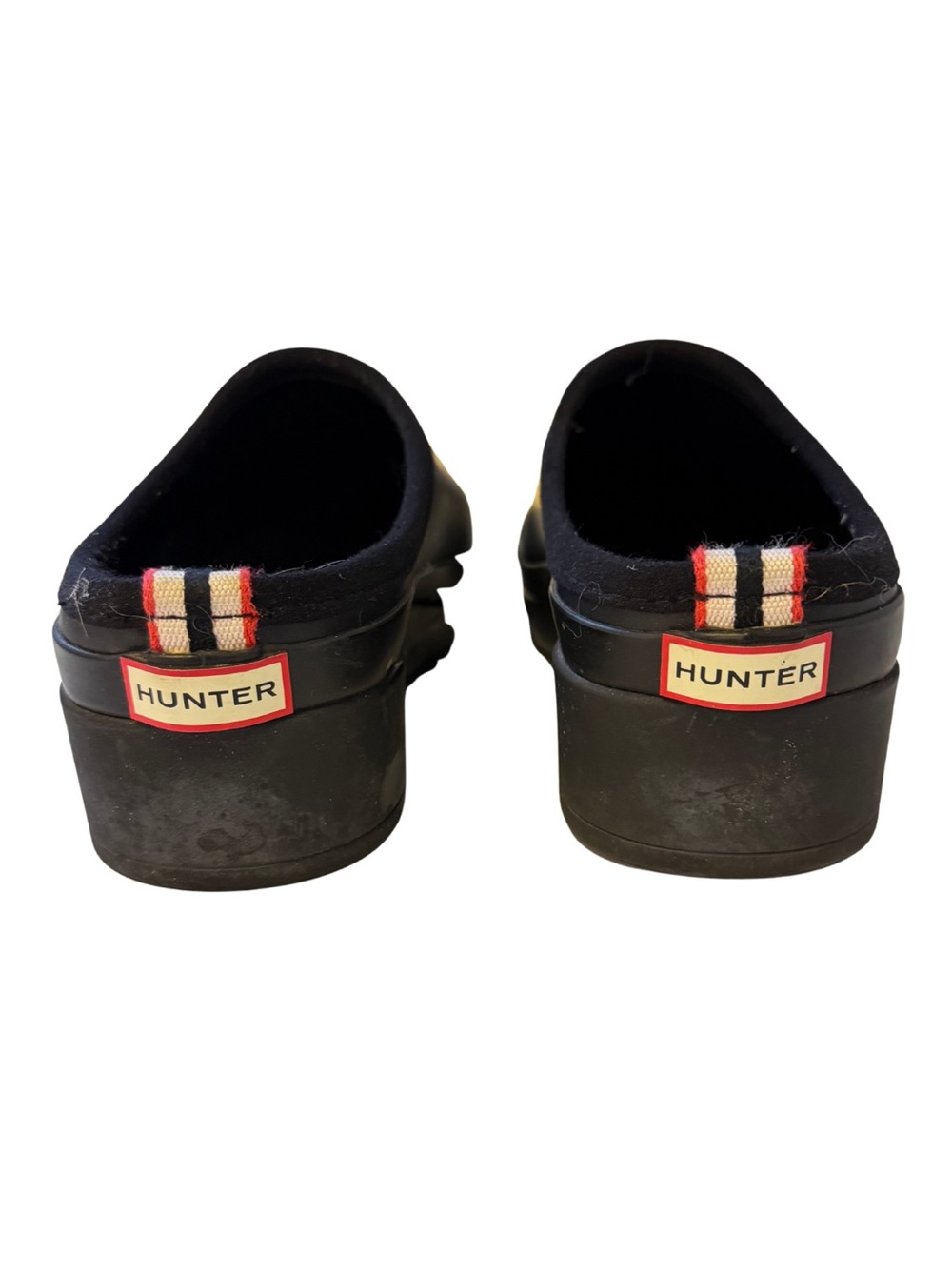 Hunter Play Clog Black Waterproof Rubber Garden Shoes Women’s US 10 EU 42 - Picture 6 of 10